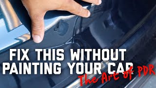 Toyota Rav4 Paintless Dent Repair  PDR tips and tricks [upl. by Quartana]