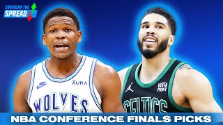 NBA Conference Finals Picks  Covering the Spread [upl. by Giacobo306]