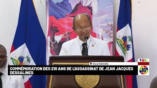 COMMÉMORATION DE LA MORT DE JEAN JACQUES DESSALINES  DISCOURS DU PRÉSIDENT DU CPT LESLIE VOLTAIRE [upl. by Fauch]