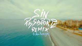 Camin Kasery  SIN PASAPORTE RMX Challenge Video lyric oficial [upl. by Akimot]