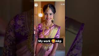 Sanjana bridal hairstyle and saree dropper [upl. by Roinuj]