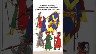 Muscovite Streltsy Russian Musketeers  Russische Musketiere Moskowiter Strelitzen 1617 century [upl. by Namlak475]