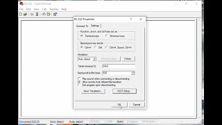 Comunicación serial RS232 con Hyperterminal [upl. by Maggee]