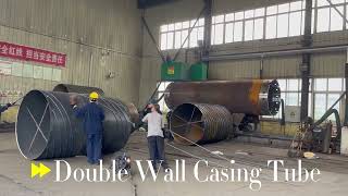 Double Wall Casing Tube casingtube casingtools [upl. by Aicala]