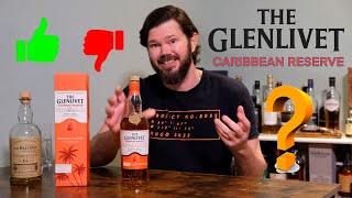 Glenlivet Caribbean Reserve Compared to Balvenie 14 Caribbean Cask Single Malt Scotch Whisky Review [upl. by Oralee]