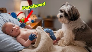 6MonthOld Paralyzed Baby Silenced by Sleep Puppy’s Next Move Is A Miracal [upl. by Zirtaeb165]