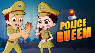 Chhota Bheem  Police Bheem  Cartoons for Kids  Fun Kids Videos in Hindi [upl. by Akyeluz]