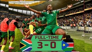 HIGHLIGHTS Bafana bafana vs South Sudan 30 boxing footballgoals [upl. by Drews]