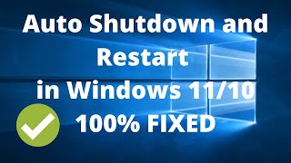 How To Fix Auto ShutdownRestart Problem On Windows 1110 In 2024 [upl. by Vernita]