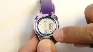 How to Set up and Turn Off Alarm on Armitron Walmart Watch [upl. by Kinemod]