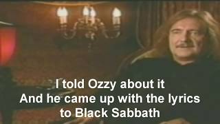 Geezer talks about the song quotBlack Sabbathquot [upl. by Chin]