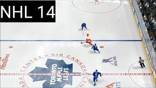 NHL 22 VS NHL 14 Quick Comparison [upl. by Mota]