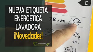 Nueva etiqueta energetica lavadora [upl. by Diskin]