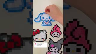 Making Pixel Art Comment What I Should Draw Next💙✨🤍shorts cinnamoroll art [upl. by Aihtnys]