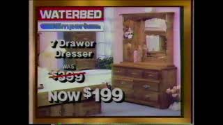 1989 Waterbed Imporium commercial [upl. by Novanod]