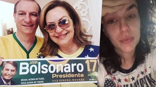 KÉFERA BRIGOU COM SUA MÃE POR APOIAR BOLSONARO [upl. by Dnomsaj]