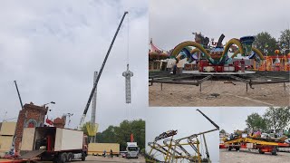 Afbouw kermis Hoorn 2020  Deel 1 [upl. by Enyaw]