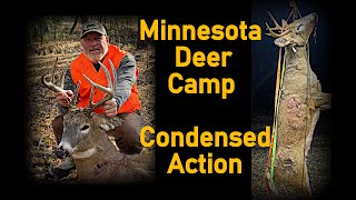 2023 Minnesota Deer Camp Condensed2 bucks down deerhunting deercamp [upl. by Eimmis]