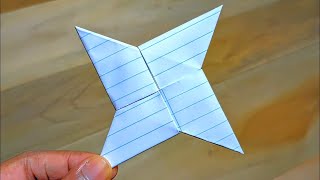 How Make this Paper Ninja Star Shuriken  Origami [upl. by Sybil]