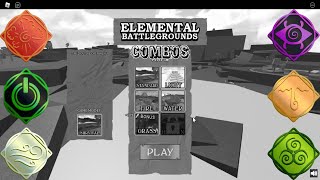 3 OneShot Combos  Roblox Elemental Battlegrounds [upl. by Nanek282]