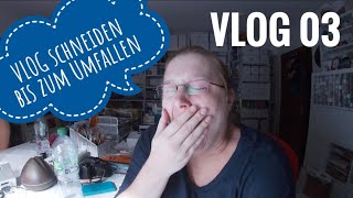 VLOG schneiden bis zum Umfallen  VLOG 03 [upl. by Yboc]