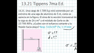 1321 Tippens Esfuerzo Cortante y flexión [upl. by Nala]