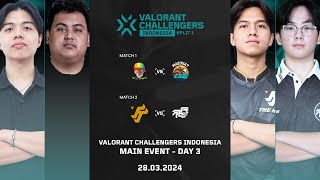 2024 VALORANT Challengers Indonesia  Split 1  Main Event Day 3 [upl. by Royall]