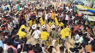 Satyendra nath Tiwari ka namankan juloos Rama Sahu stadium Garhwa Punjabi Bhangra band party Garhwa [upl. by Ibor831]