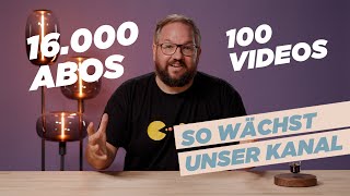 Wie ist das passiert Über 16k Abos über 100 Videos und ein riesen Studio  So wächst unser Kanal [upl. by Nnitsuj]