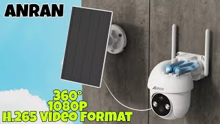 ANRAN CCTV Cameras with Solar Panel [upl. by Reginald538]