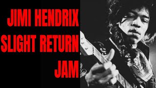 Slight Return Jam Jimi Hendrix Guitar Backing Track E Minor [upl. by Suzy636]