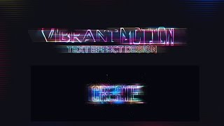 Photoshop Tutorial Vibrant Motion Text Effect [upl. by Anwahsad]