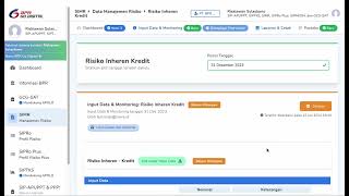 Aplikasi SIMR Sistem Informasi Manajemen Risiko BPR dengan Teknologi AI Artificial Intelligence [upl. by Torres]