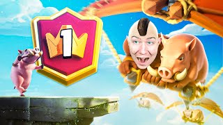 ♻️🥇Ich bin PLATZ 1 der WELT mit SCHWEINEREITER CYCLE…  Clash Royale Deutsch [upl. by Peckham]