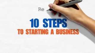 10 Steps to Starting a Business [upl. by Ainyt932]