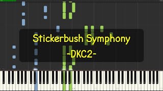 Donkey Kong Country 2  Stickerbush Symphony BRAMBLES  Piano Tutorial [upl. by Neumeyer492]