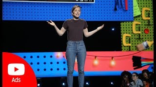 Brandcast 2019 Simone Giertz YouTube Creator  YouTube Advertisers [upl. by Vonny]