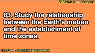 283 Earths Motion and Time Zones  Studying the Establishment Process [upl. by Alamat]