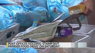 Stamp Out Hunger Food Drive happening on Saturday [upl. by Pliske658]