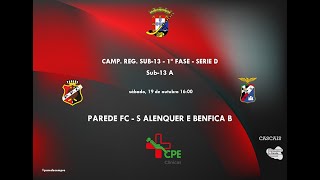 Parede FC A  S Alenquer Benfica B [upl. by Sila]