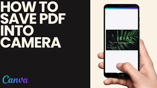 How to Save PDF Into Camera [upl. by Squire]