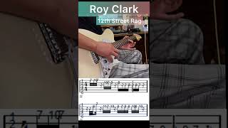 【TAB】Roy Clark 12th Street Rag 速弾き guitar [upl. by Evangelia8]