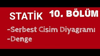 Ebubekir Akçeşme İle STATİK quotSerbest Cisim Diyagramı ve Dengequot 10 Bölüm [upl. by Sparky919]