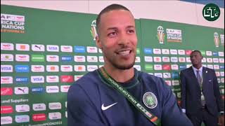 AFCON 2023  William TroostEkong reacts to the Super Eagles 11 draw against Equatorial Guinea [upl. by Jallier]