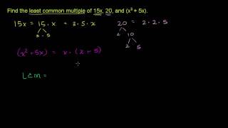 Algebraic Expression Least Common Multiple [upl. by Nhguaved604]