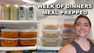 Meal Prepping All My Dinners For the Week  Plant Based [upl. by Jansen270]