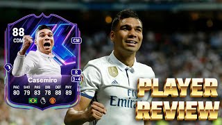 ¡CASEMIRO TITULAR REVIEW CASEMIRO 88 SBC FLASHBACK EAFC 25 [upl. by Rhea600]