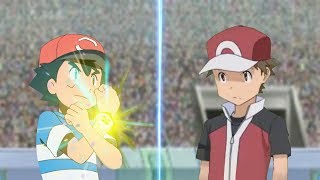 Pokemon Battle USUM Ash Vs Red Origin Pokemon Anime Vs Pokémon Origins [upl. by Ennagrom]