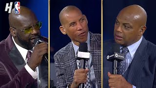 Reggie Miller joins Inside the NBA  2024 NBA AllStar Weekend [upl. by Nahgrom726]