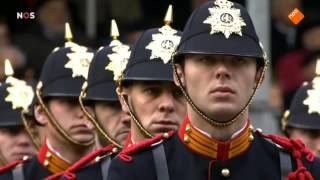 350 jaar Korps Mariniers defile op de Coolsingel 12 dec 2015 [upl. by Initsed665]